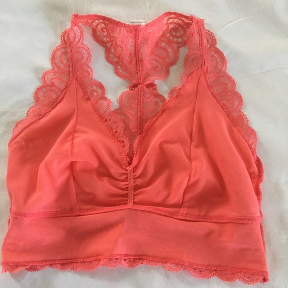 💎 BONGO Lace bralette size small, color orange - Picture 6 of 7